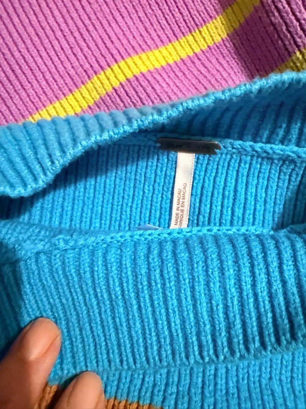 Free people easy street striped crop pullovers - Picture 4 of 4